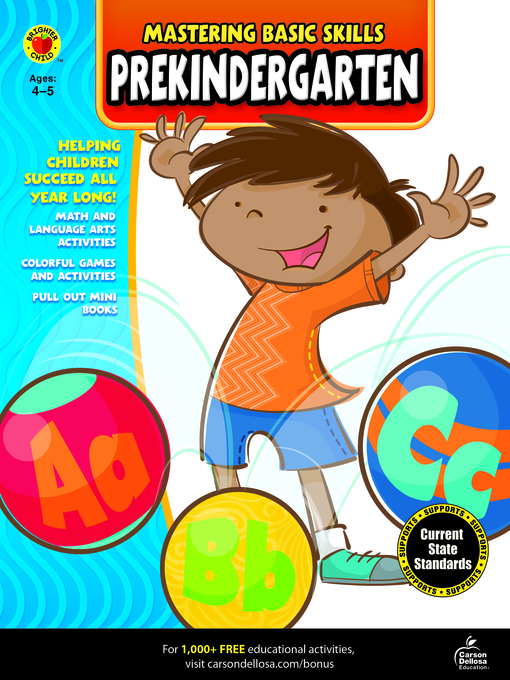 Title details for Mastering Basic Skills® PreKindergarten Workbook by Brighter Child - Available